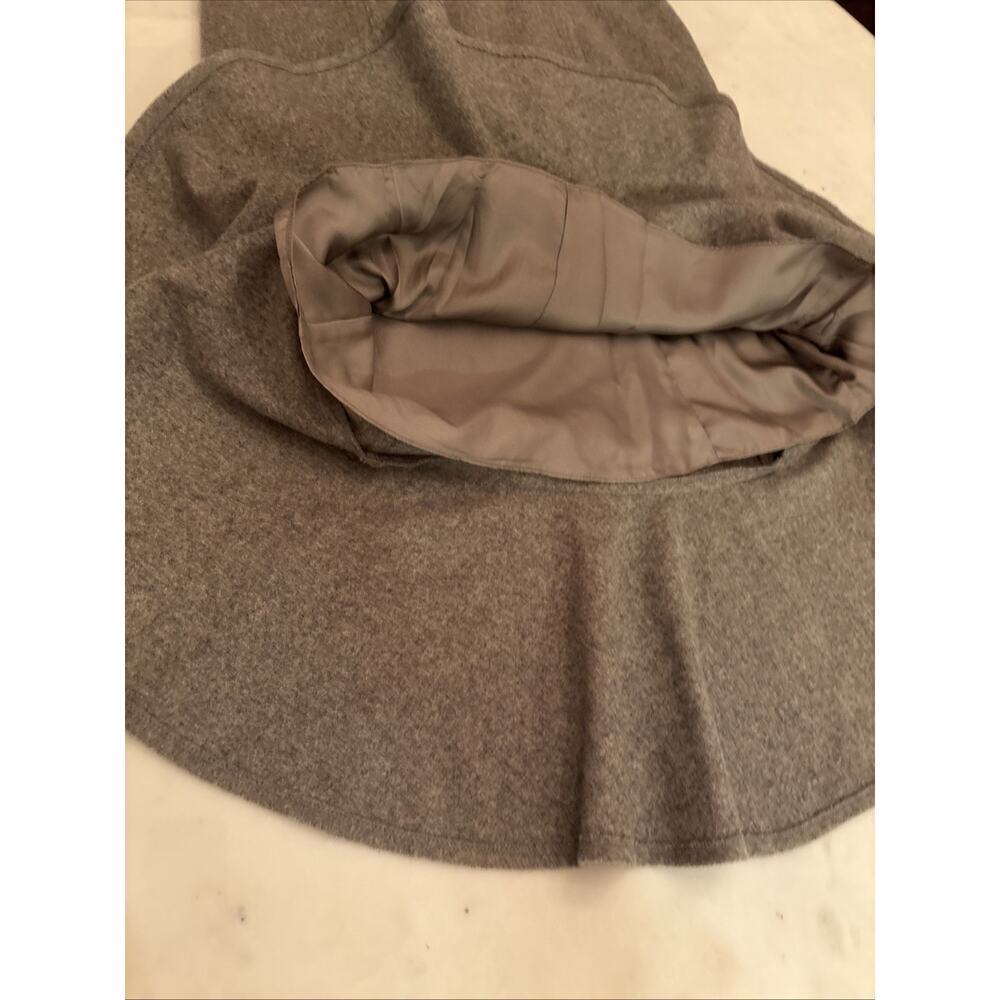 Ralph Lauren Collection Gray 100% Cashmere Trumpet Midi Skirt Flare Runway 2005 - Picture 11 of 13